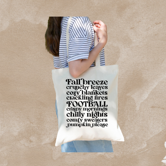 Fall Breeze Canva Bag