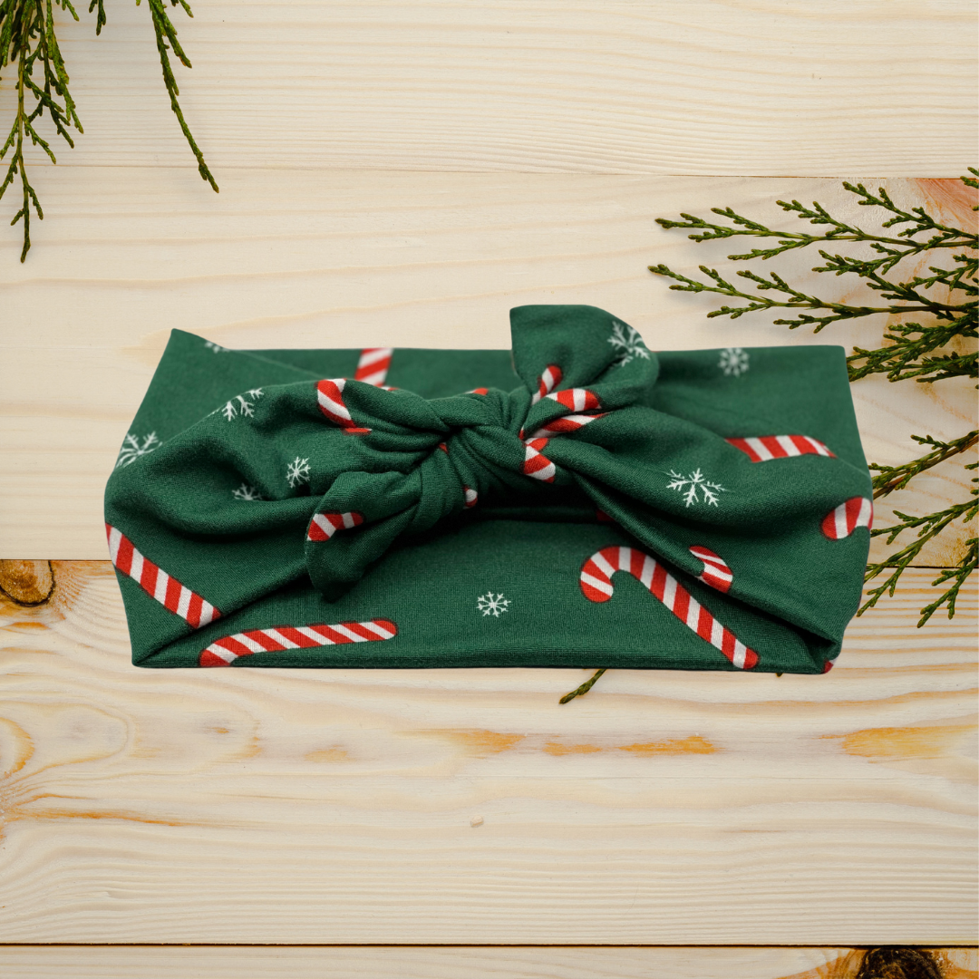 Candy Cane Green Headband