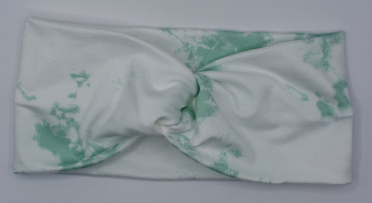 Green & White tie dye