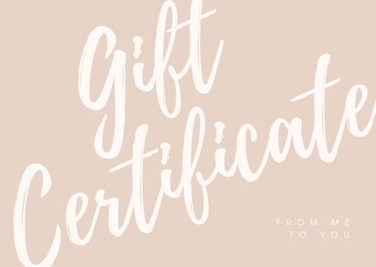 Snuggle and Style Gift Certificate