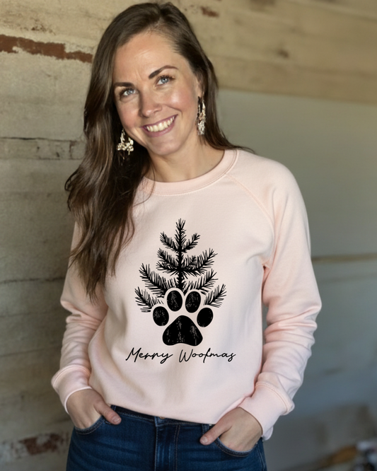 “Merry Woofmas” Sweatshirt | Dog Lover Christmas Crewneck