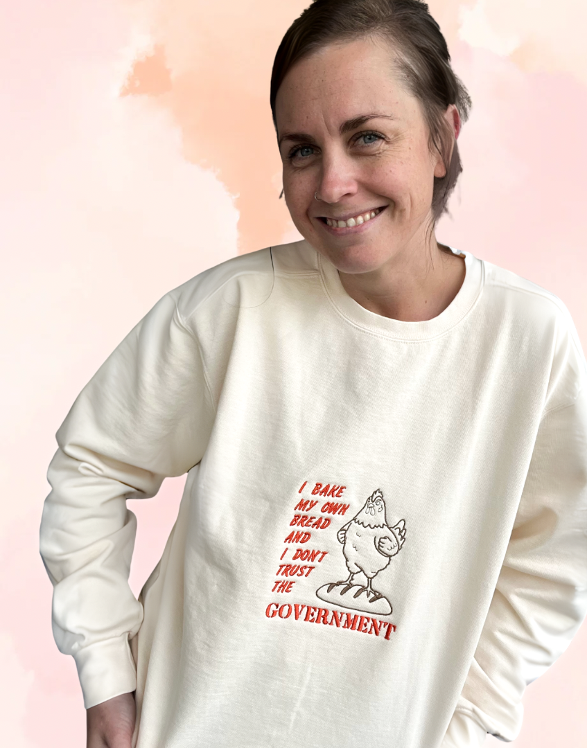I Bake My Own Bread Embroidered Sweatshirt