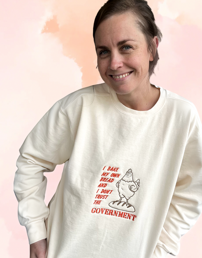 I Bake My Own Bread Embroidered Sweatshirt