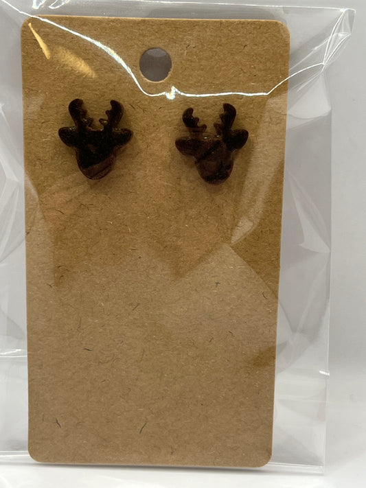 Reindeer Stud Earrings