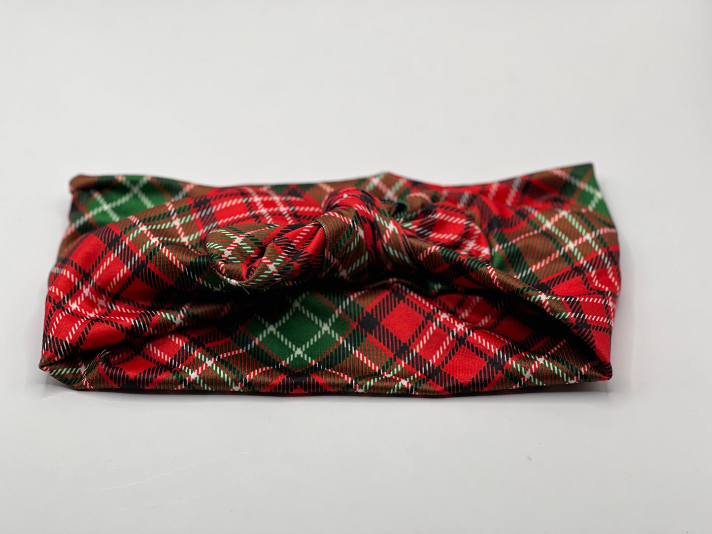 Red & Green Plaid Headband