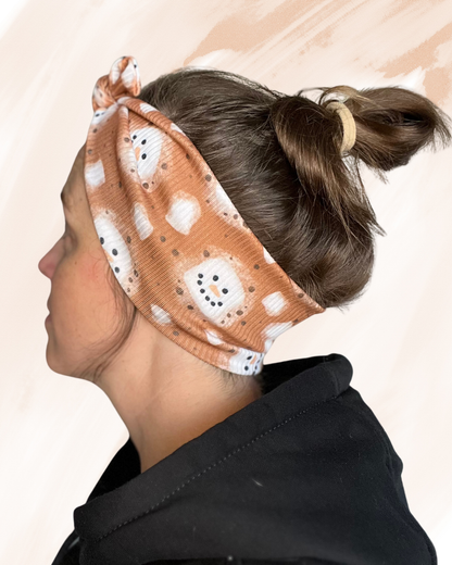 Meltin’ Hearts & Holding Hair – Snowman Headband